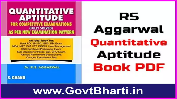 Download RS Aggarwal Quantitative Aptitude PDF In Hindi & English